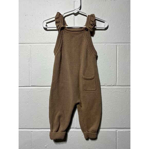 Baby Knit Overalls - Picture 2 of 5